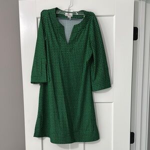 Jude Connally Green Bell Sleeve Sundress